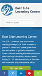 Mobile Screenshot of eastsidelearningcenter.org