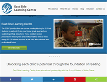Tablet Screenshot of eastsidelearningcenter.org